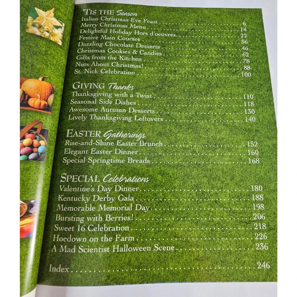 Taste of Home Holiday & Celebrations Cookbook Lot 2002 2006 2008 Hardcover Books